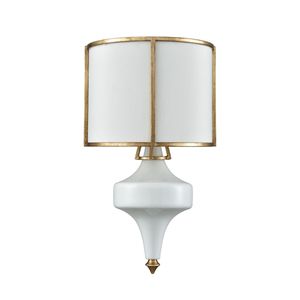 Ceramique 15'' High 1-Light Sconce - Antique Gold Leaf 5