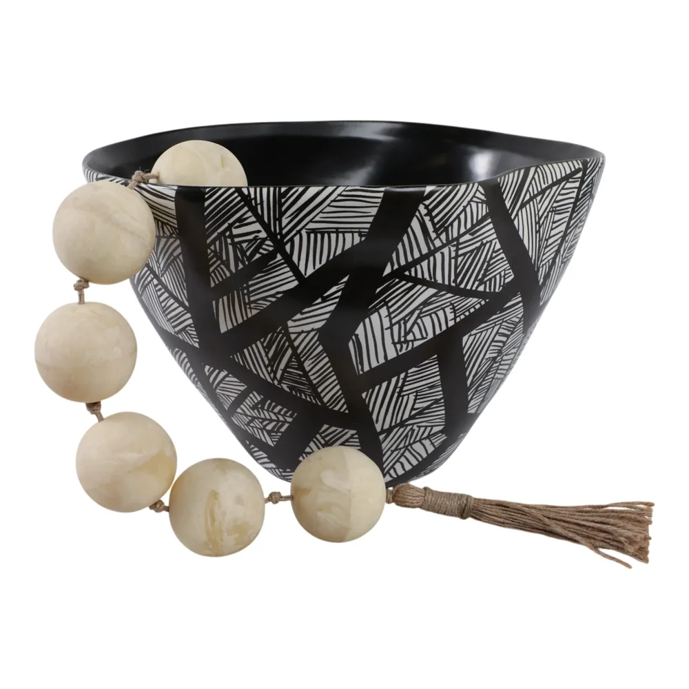 HAMLINSIDE BLACK BOWL 8 (IN)