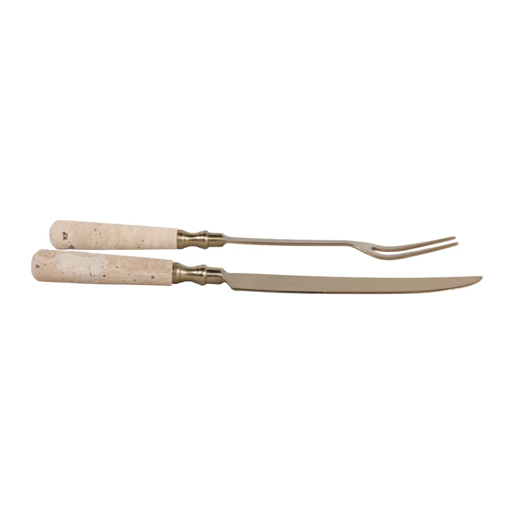 ARMONBURN SET OF 2 TAN SERVEWARE 1 (IN)