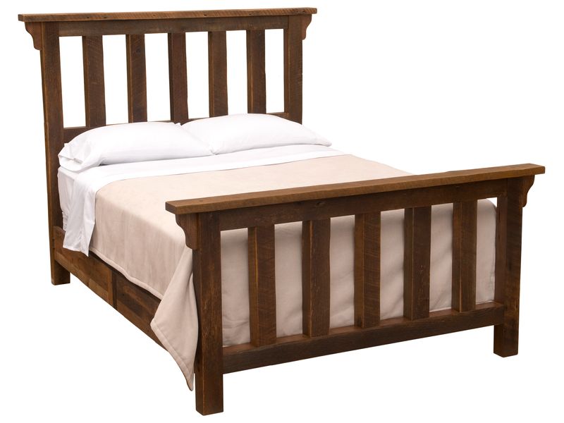 Barnwood Post Bed - King 2