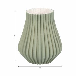 OPALBROOK GREEN VASE 9 (IN) 7