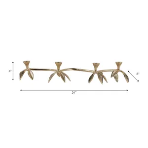 GRADYVIEW GOLD CANDLE HOLDER 5 (IN) 10