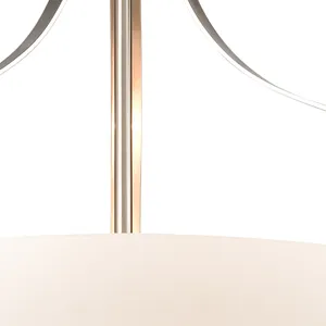 Market Square 18'' Wide 3-Light Pendant - Brushed Nickel 4