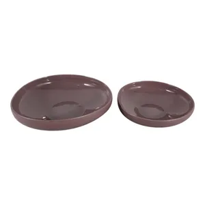 PEYTONWICK SET OF 2 PURPLE BOWLS 4 (IN) 7