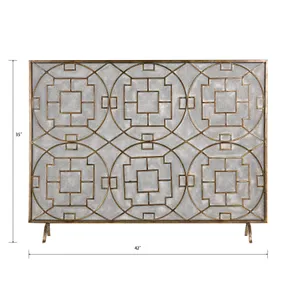 Geometric Firescreen 2