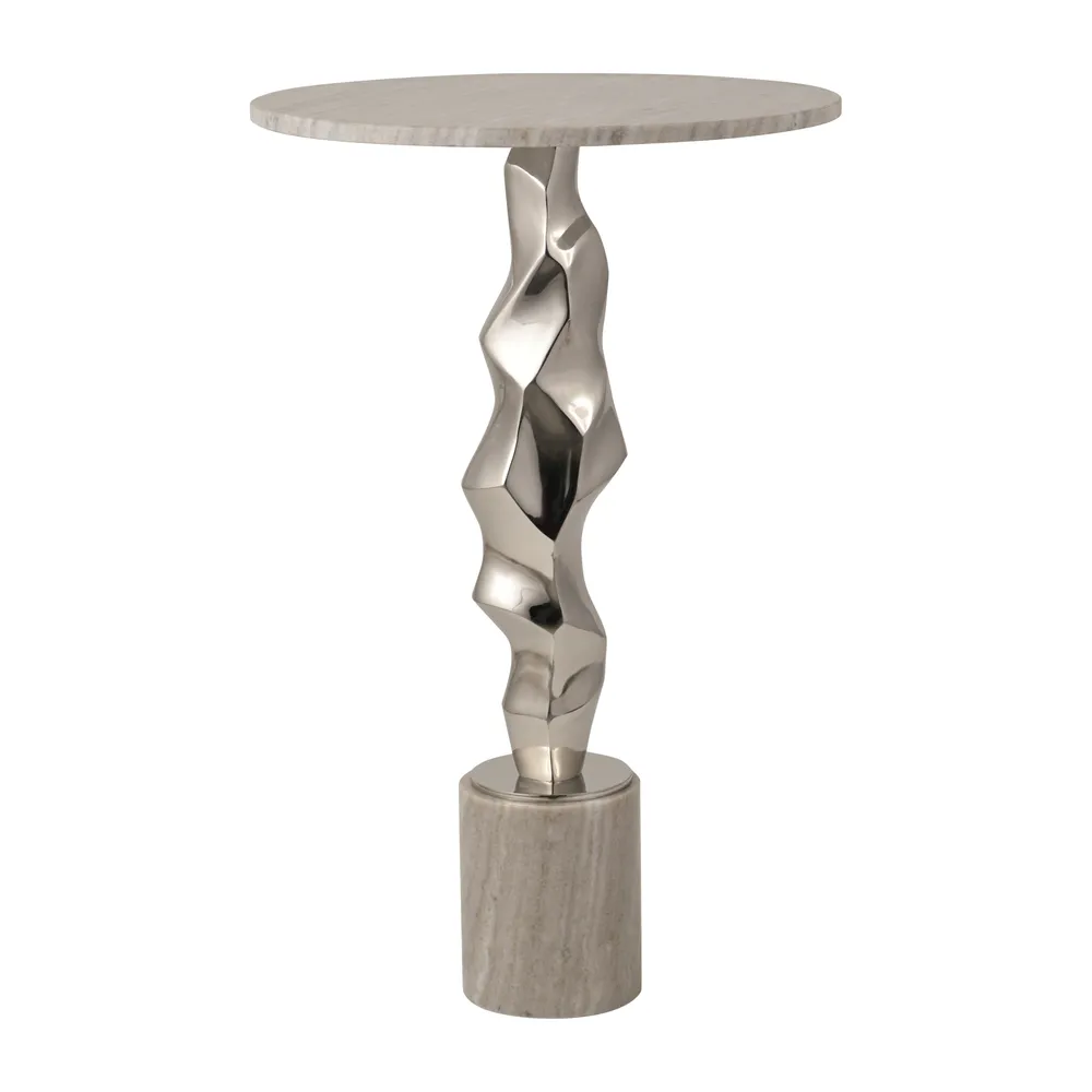 MAXWORTH SILVER TABLE 25 (IN)