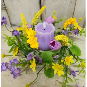 Spring Radiance 4.5in Candle Ring 1