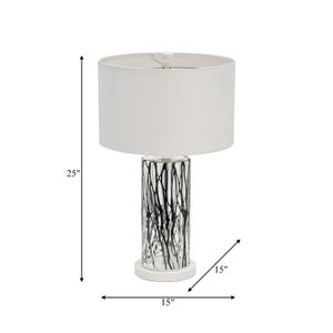 LUTHERGROVE BLACK LAMP 25 (IN) 7
