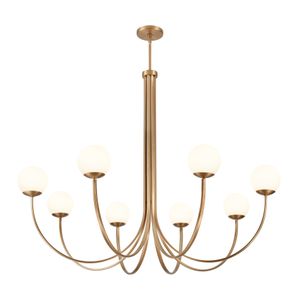 Caroline 54'' Wide 8-Light Chandelier - Brushed Gold 3