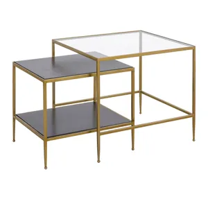 Carrick Nesting Table - Set of 2 Dark Mahogany 9