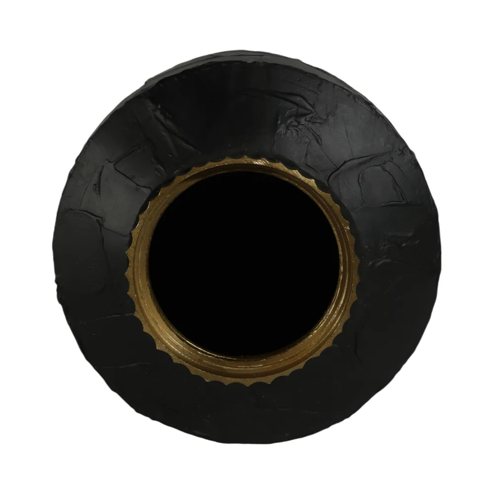 BLAINECLIFF BLACK VASE 19 (IN)