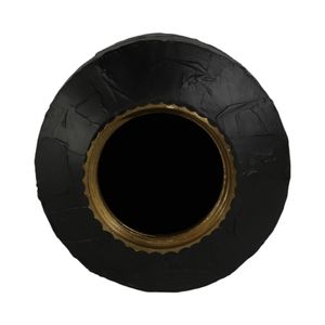 BLAINECLIFF BLACK VASE 19 (IN) 6