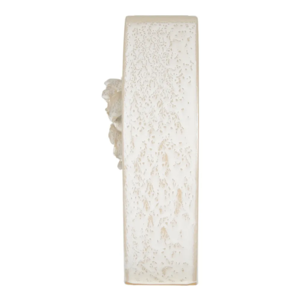 HAYESTON WHITE VASE 15 (IN)