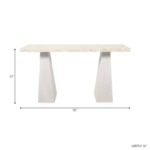 CARLINDALE WHITE CONSOLE 55 (IN) 10