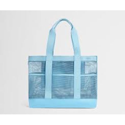 MEGA-MESH BEACH BAG - BLUE
