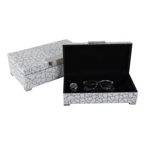 DEWEYFIELD SET OF 2 BLUE BOXES 5 (IN) 3