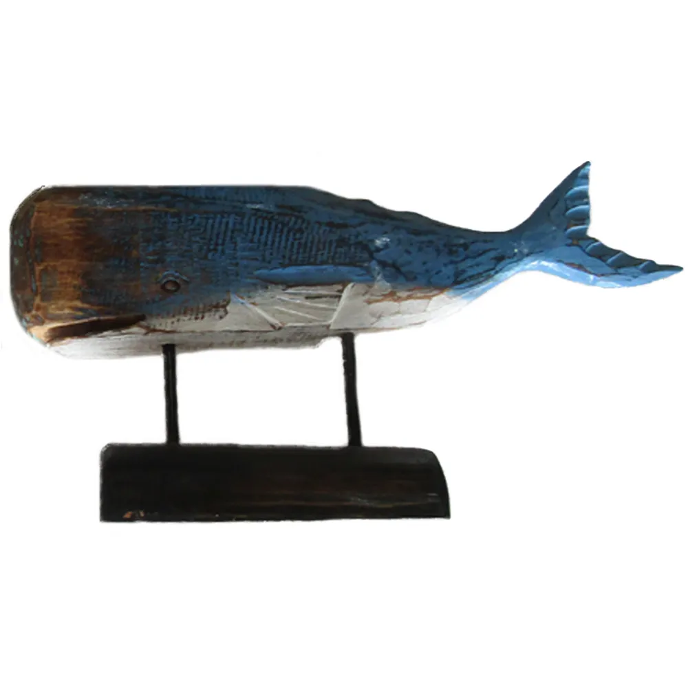 18" WHALE ON STAND