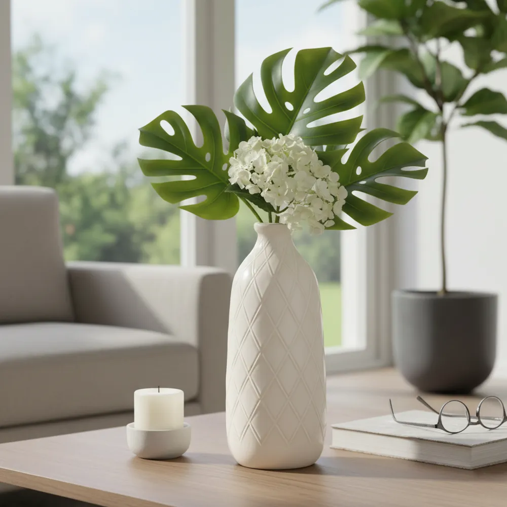 EMMONSFORD IVORY VASE 16 (IN)