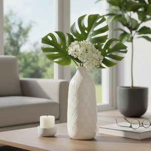 EMMONSFORD IVORY VASE 16 (IN) 9
