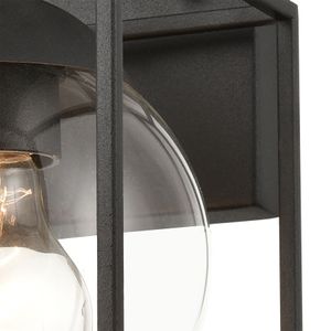Cubed 9'' High 1-Light Outdoor Sconce - Charcoal 3