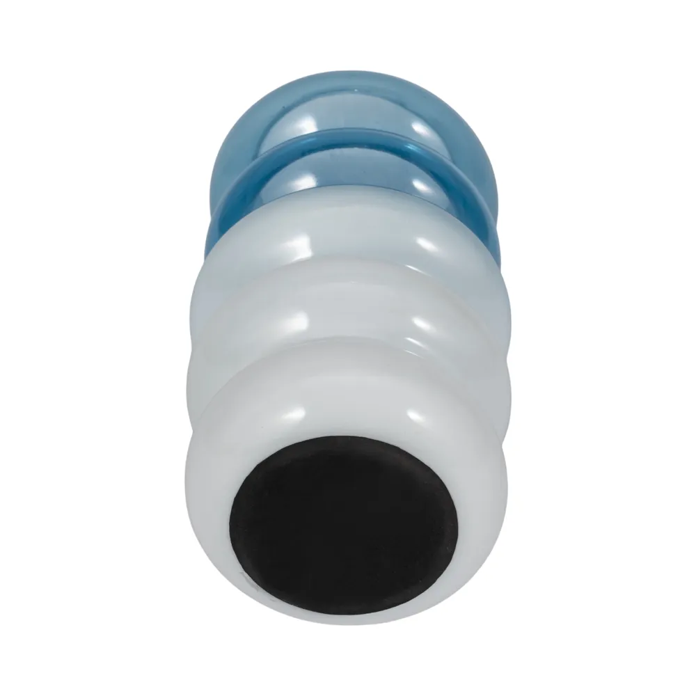 HARLOWFIELD BLUE GLASS VASE 12 (IN)