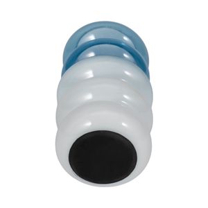 HARLOWFIELD BLUE GLASS VASE 12 (IN) 7