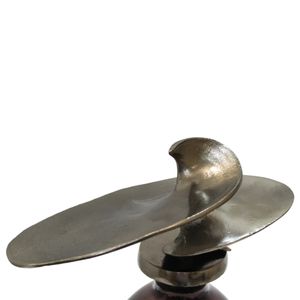 CEDARFORD BRONZE GLASS VASE 20 (IN) 5