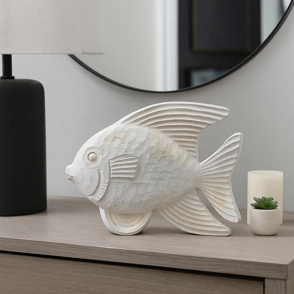 RIDERTON WHITE DECOR 8 (IN)