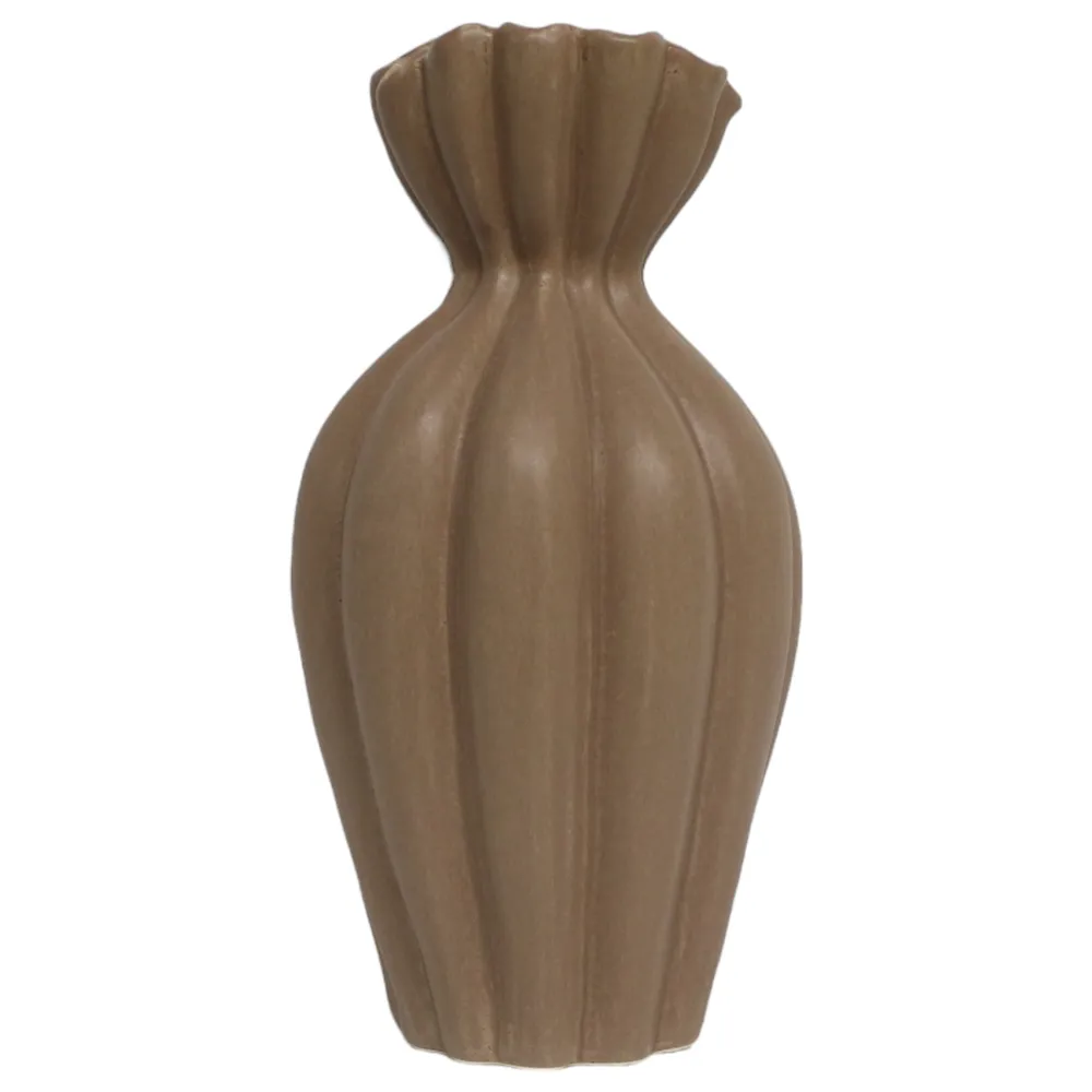 ERWINGROVE BROWN VASE 14 (IN)