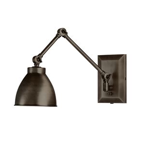 Maggie 6.75'' High 1-Light Swingarm Sconce - Architectural Bronze 1