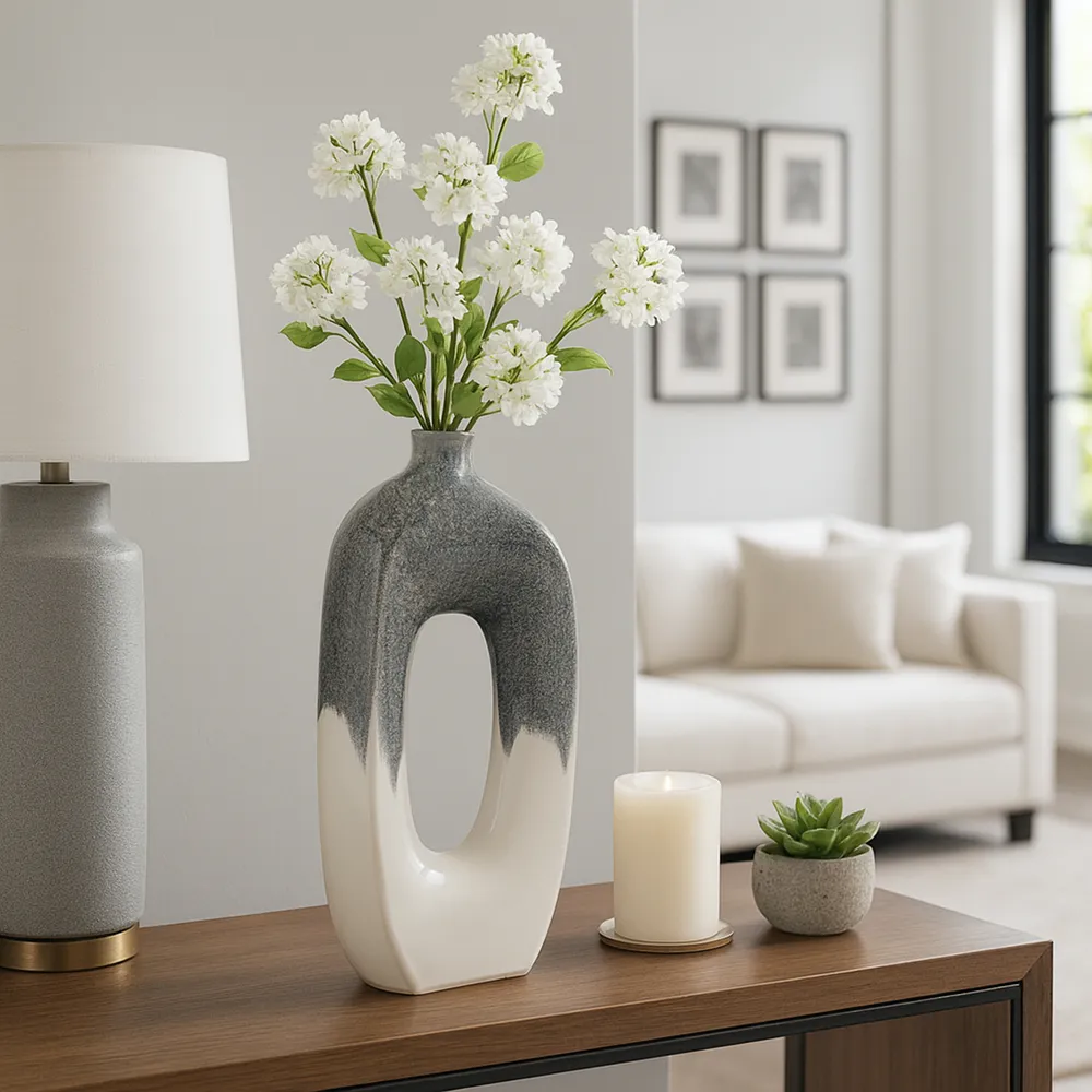 BRICE BLUE VASE 16 (IN)