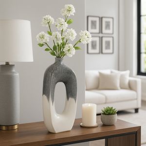 BRICE BLUE VASE 16 (IN) 13