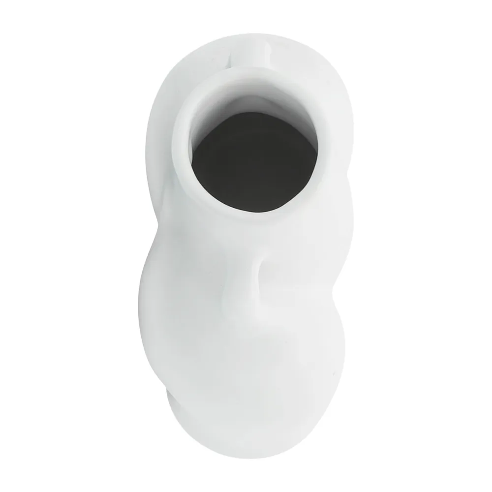 HELENAOAK WHITE VASE 6 (IN)