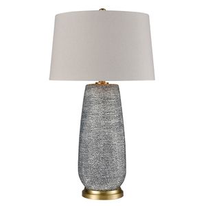 Rehoboth 30'' High 1-Light Table Lamp - Blue 1
