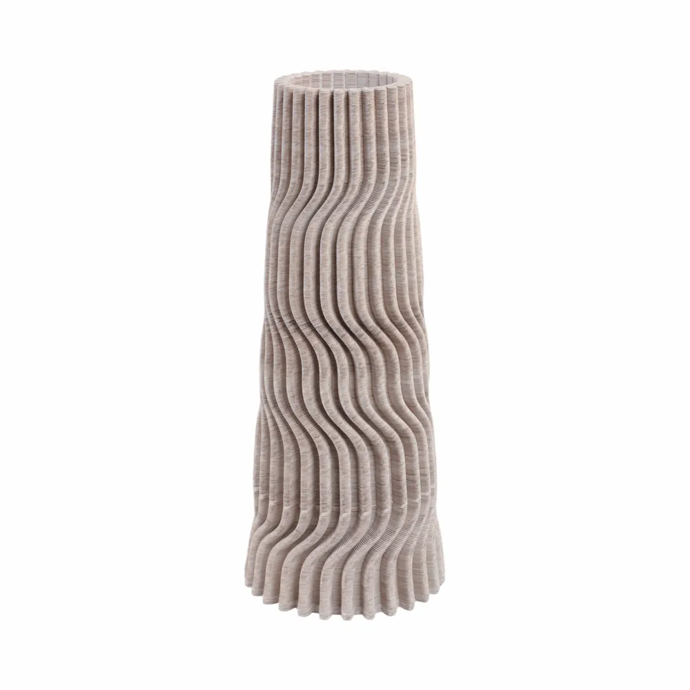 LAKEWORTH TAN VASE 17 (IN)