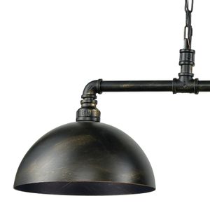 Mulvaney 49'' Wide 3-Light Linear Chandelier - Black 3