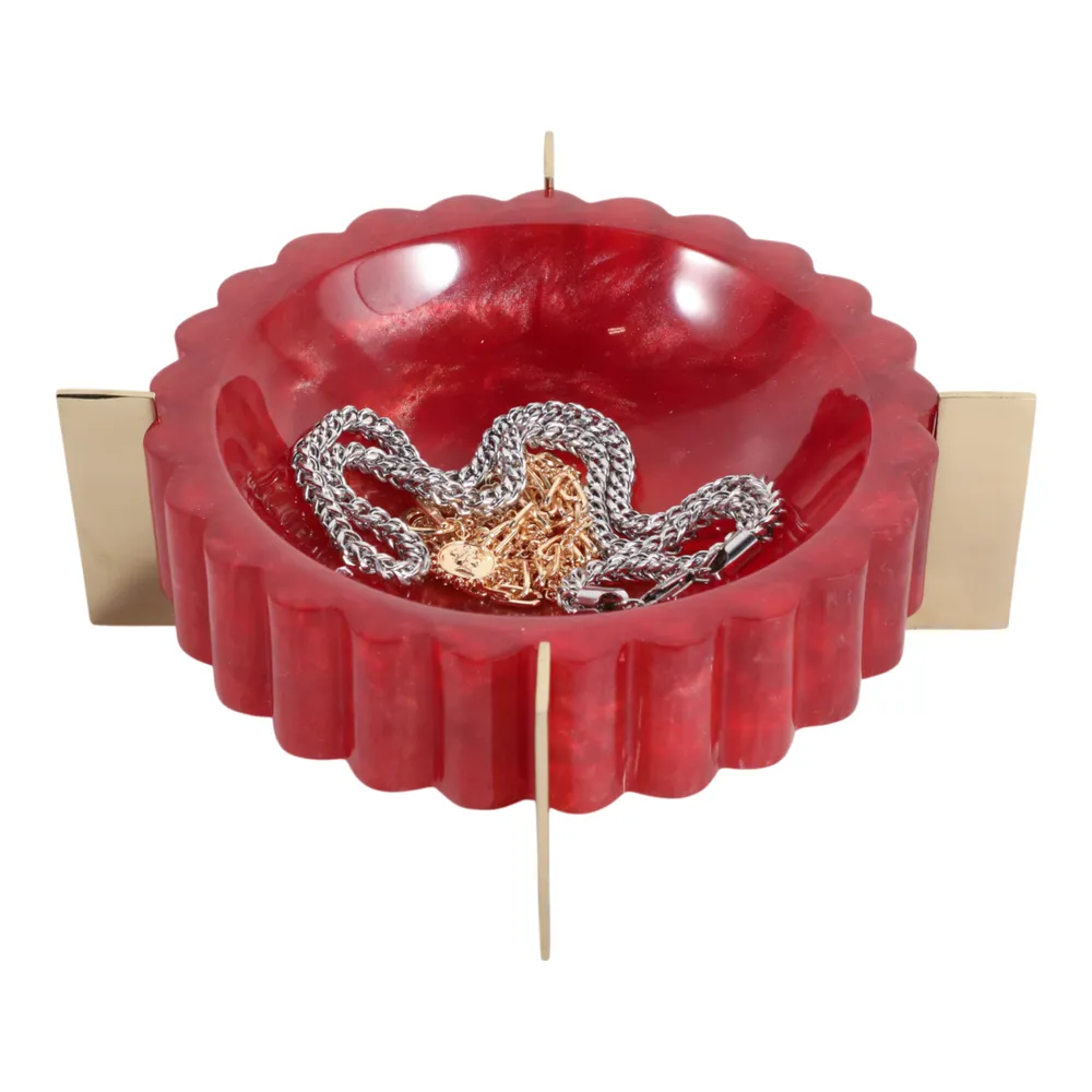 BUFORDMORE RED BOWL 3 (IN)