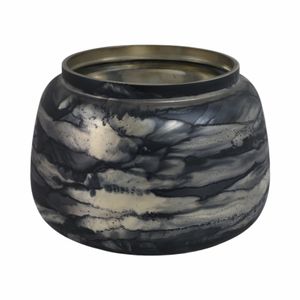 CLYDEBURN BLUE GLASS VASE 7 (IN) 1