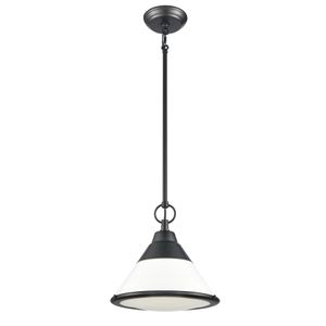 Sven 12'' Wide 1-Light Mini Pendant - Matte Black 2