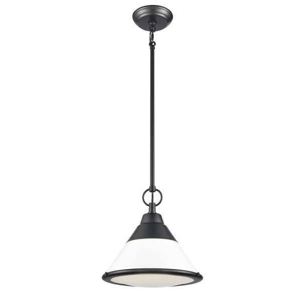 Sven 12'' Wide 1-Light Mini Pendant - Matte Black