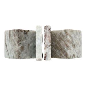 MARCFIELD SET OF 2 GRAY BOOKENDS 6 (IN) 4