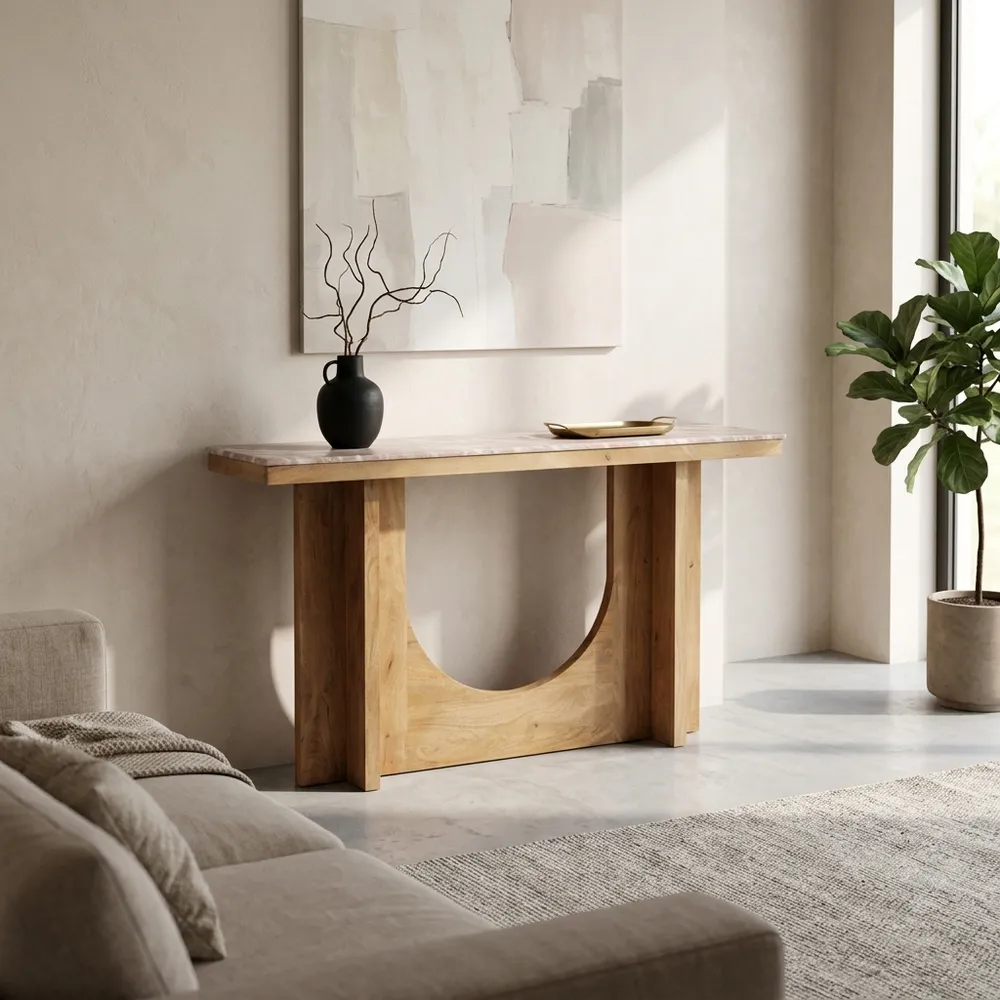 DEANHAM TAN CONSOLE 52 (IN)