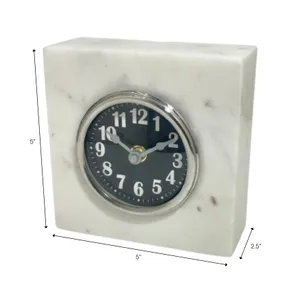 FLYNNPORT WHITE CLOCK 5 (IN) 9