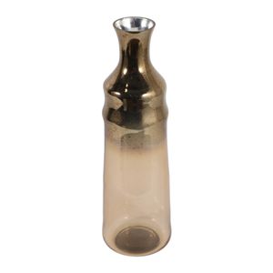 LONDONOAK BROWN GLASS VASE 20 (IN) 4