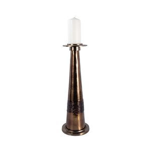 BRUNOGATE BRONZE CANDLE HOLDER 21 (IN) 3