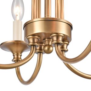 Cecil 16'' Wide 4-Light Semi Flush Mount - Natural Brass 3