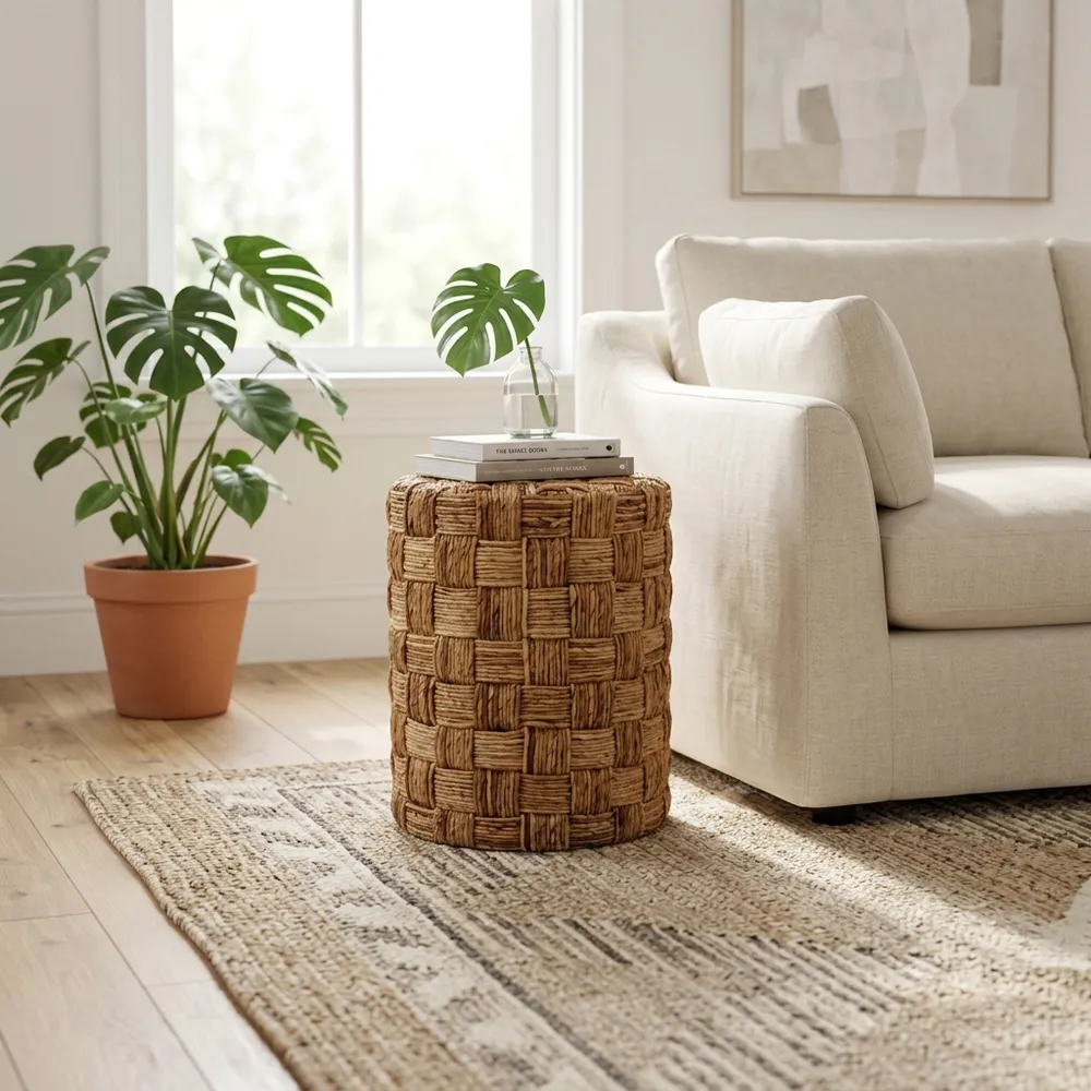 ENNISBROOK BROWN STOOL 18 (IN)