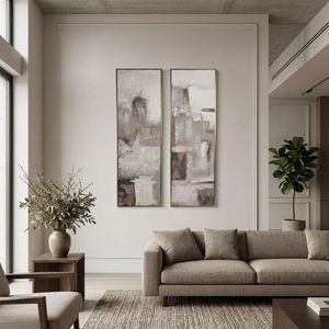 GLENTON SET OF 2 BROWN ART 70 (IN) 10