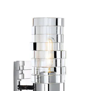 Murano 13.5'' High 2-Light Sconce - Chrome 4