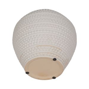 ROWANLAKE WHITE VASE 8 (IN) 7